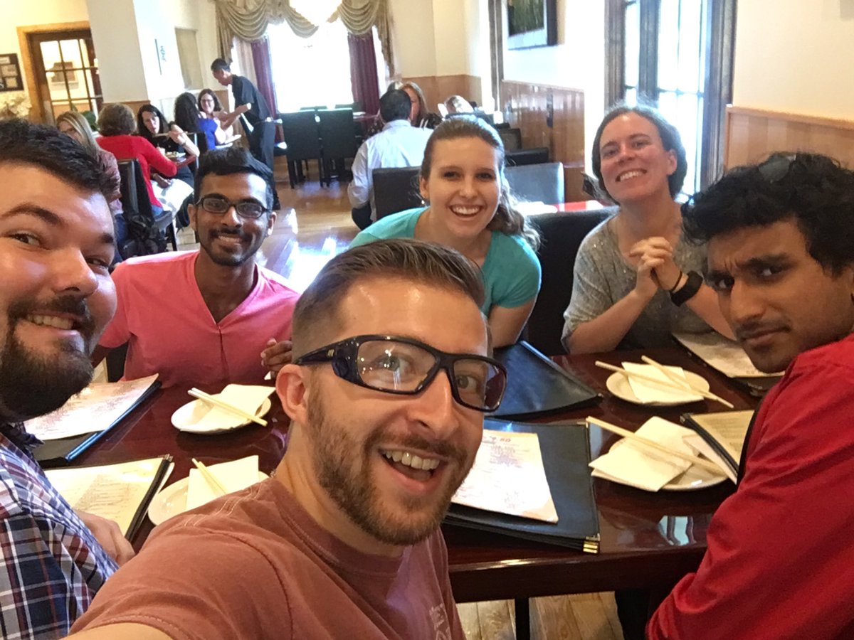CJKloxinLab's tweet photo. Lunch outing! Happy birthday Mukund! #anotheryearolder #nowiser #whereischris #fridayisfunday https://t.co/7RA5P9mrMP