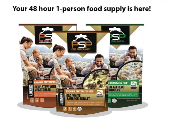 readynetworkllc's tweet photo. Prep Store Pantry Premium Dehydrated meals are not only delicious, but they are made with premium quality ingredients and are nutritious! Plus, they have a long shelf life! #dehydrated #meals #preppers #pantry #prepstore https://t.co/FwX6l1JFSr