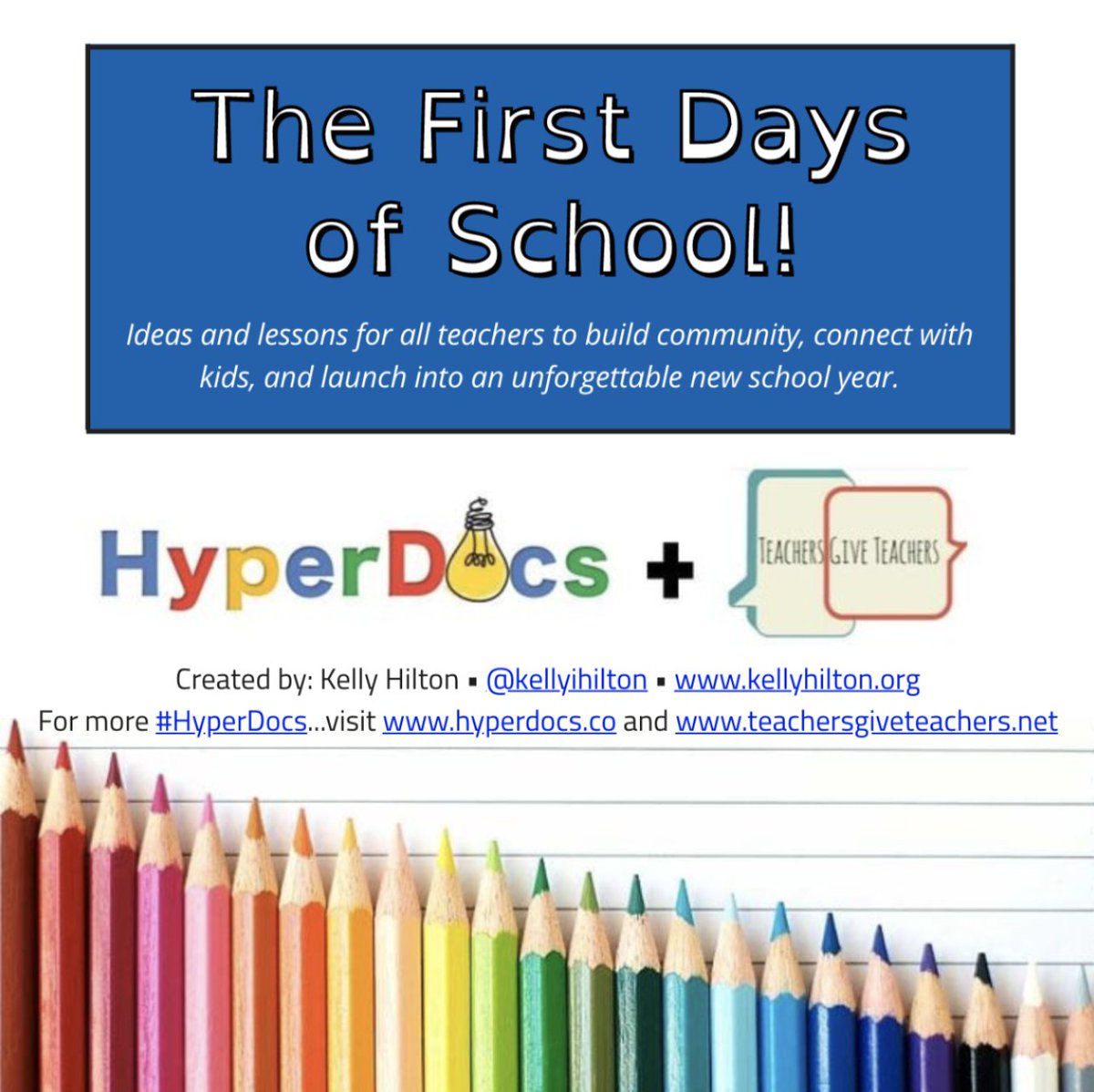 lhighfill's tweet photo. Welcome back #TeamUSD #USDlearns Just a little something from HyperDocs + @TsGiveTs for you! https://t.co/vySgnxET5Y Created by @kellyihilton May your year be full of meaningful learning moments for you and your students! @anotherschwab @USD_SUP https://t.co/sls5WKN8i8