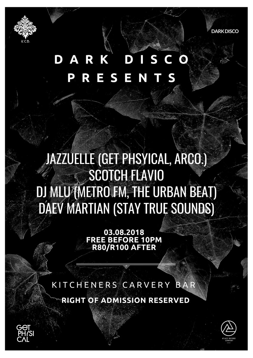 #DarkDisco tonight!

Free before 10pm | R.O.A.R

curated by <a href="/Jazzuelle/">Jazzuelle</a>