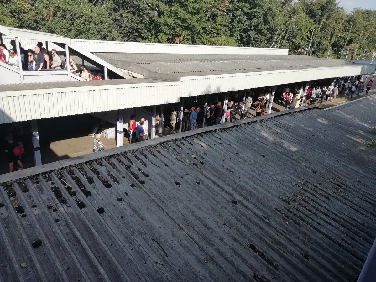 JammyDocher's tweet photo. Train to Hayes suddenly became a fast train to Orpington. Conductor managed to stop at Hither Green but that's a lot of refunds there @Se_Railway https://t.co/9XdaiaYX39
