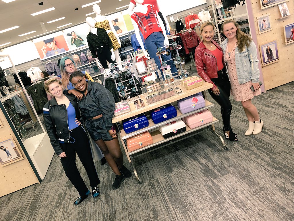 ChristianB_TGT's tweet photo. York West is SUPER excited about our new brands Wild Fable and Original Use! Oh, and what better way of driving product knowledge and experience than by trying it on! 😊#WildFable #OriginalUse https://t.co/o9VrJ4MADj