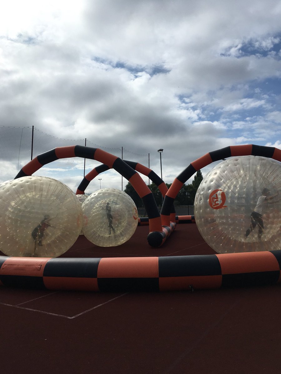 PatrickCKYM's tweet photo. @KnowsleyYM Kick Start Summer Event at Our Place this evening! Mobile Cave, Zorbing and Race Car Sim! https://t.co/zeEjhj0bnJ
