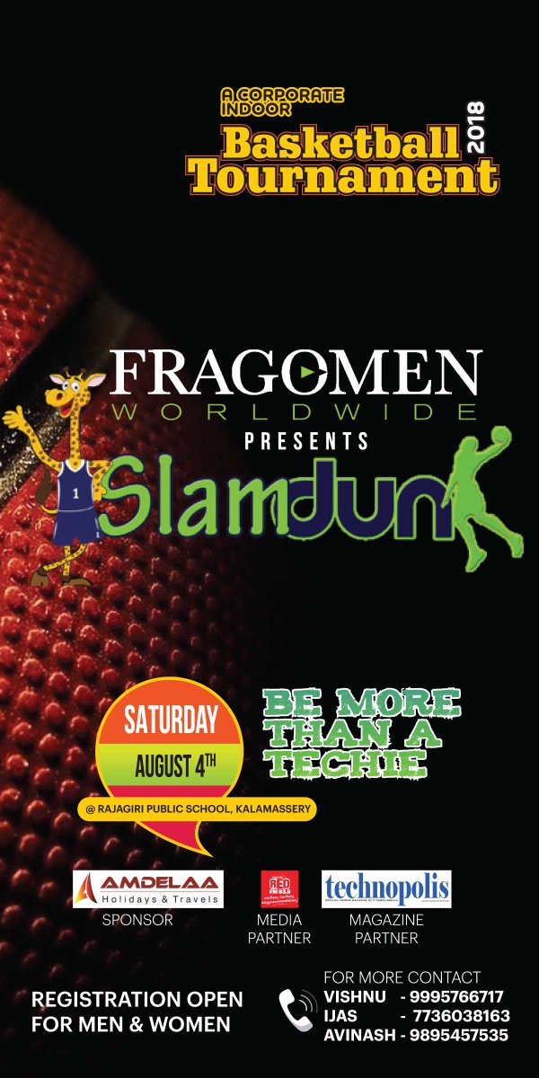 eventorgapp's tweet photo. We welcome you to Eventorg App. #SlamDunkKochi #Fragomen #Slamdunk #eventorg #Basketball https://t.co/XobVD5Hlk7