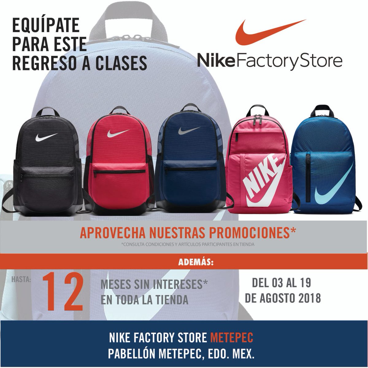 nike factory store metepec promociones