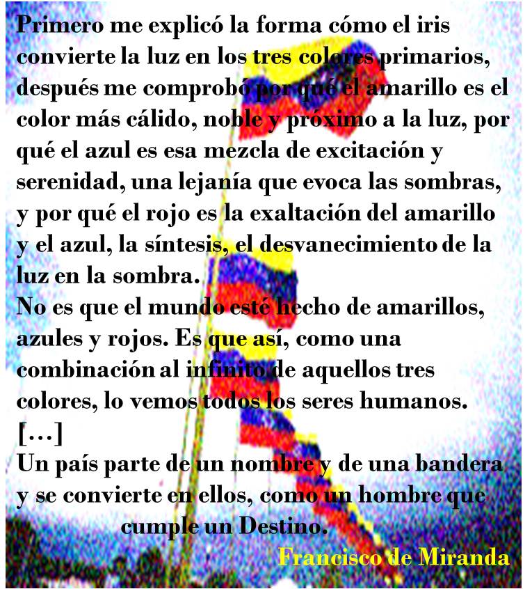 lbciriloalberto's tweet photo. Un 3 de Agosto de 1806, el Generalísimo Francisco de Miranda en compañía de los mártires de su “Expedición Libertadora” tocó tierras venezolanas, en la Vela de Coro, y desplegó la bandera tricolor. @MPPEDUCACION @JauaMiranda @DhelizAlvarez https://t.co/i5sQQDYP13