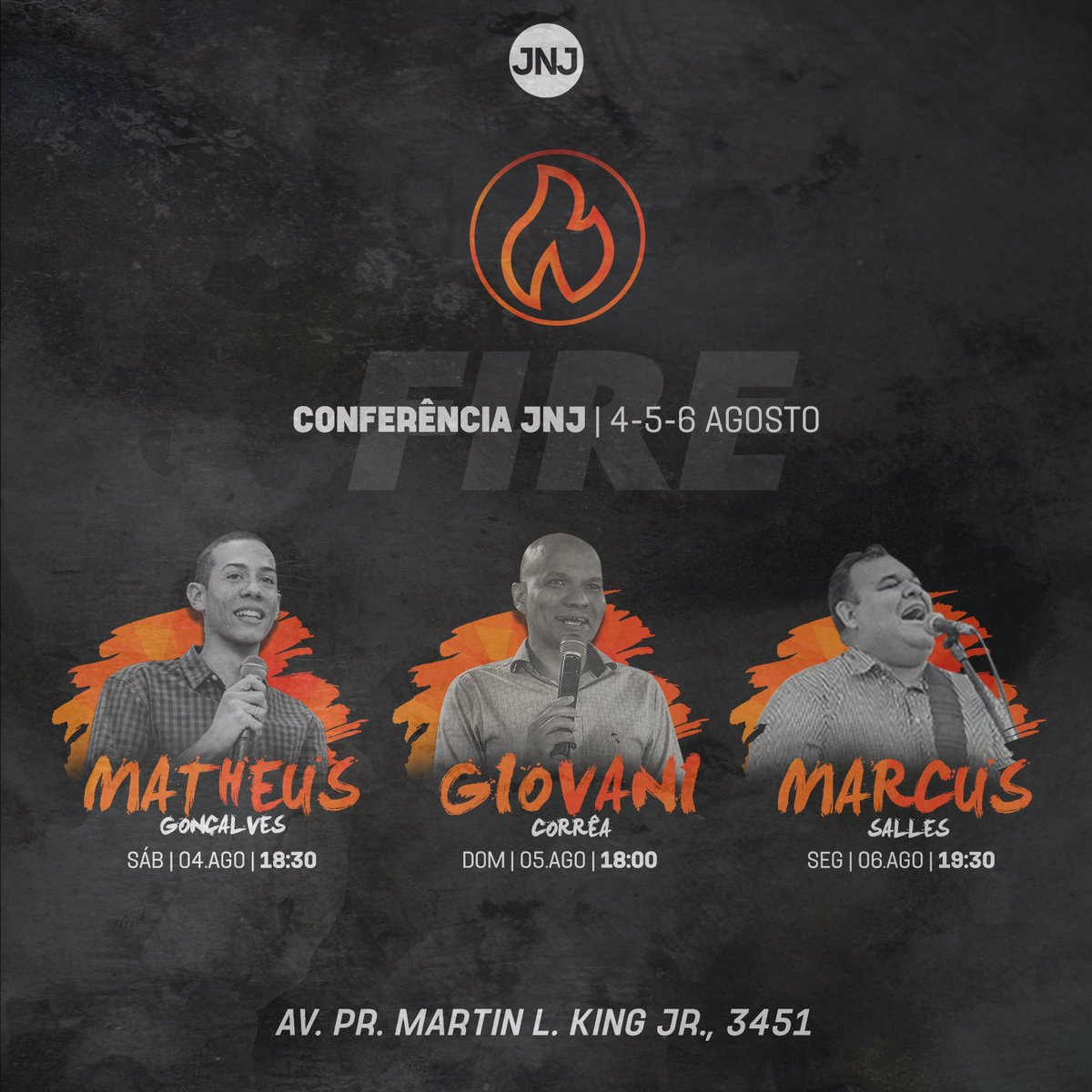conectadosnj's tweet photo. Chegou a hora da nossa geração ser incendiada. É a hora do fogo do Espírito ser derramado sobre os nossos jovens e também sobre toda a igreja! Então vem que a chapa vai ferver, vai derreter e vai ser FIRE!

#VemPraJerusalem
#VemPraConferencia
#VemPraFire
#Fire 🔥🔥🔥🔥🔥 https://t.co/d15qV66bRL