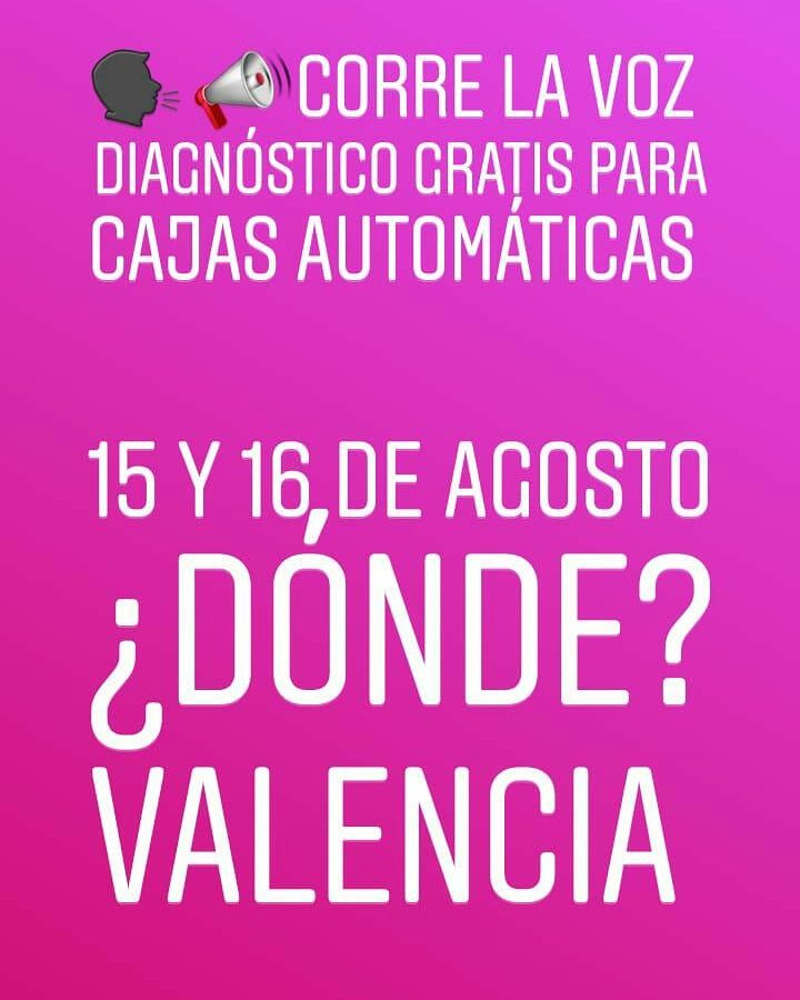 secj2010's tweet photo. Recuerde el 15 y 16 de Agosto podrá realizar de forma gratuita DIAGNÓSTICO con ESCANER para su CAJA AUTOMÁTICA. No deje pasar esta oportunidad. Te esperamos contáctenos!
.
#cajasautomaticas #repuestosvalencia #repuestosvzla #repuestosvenezuela #repuestos https://t.co/shKG4h1RLm