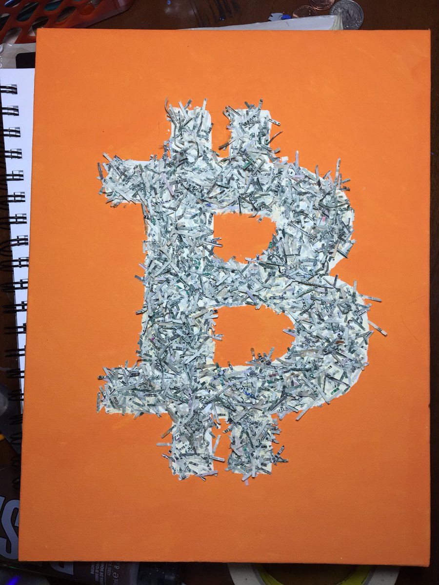 ArtylicsCrypto's tweet photo. #Bitcoin $BTC Logo Made Of Shredded $USD
🔥
RT, Like, Follow for a chance to win a FREE print of this piece!
🚀
#Giveaway #Crypto #CryptoGiveaway #Cryptocurrency $ETH $BCH $XRP $NEO $TRX $EOS $XLM $ADA $LTC $IOTA $XMR $DASH $ETC $NEM $BNB $XTZ $VET $ZEC $OMG $QTUM $ZIL $LISK $BCN https://t.co/YfuN77bFeC