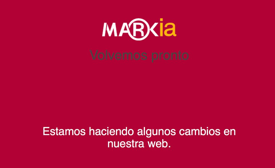 MarkiaEs's tweet photo. Estamos trabajando en nuestra web: https://t.co/xVGu6HIHf4. Si quieres conocer nuestros servicios de asesoramiento y gestión de marcas y nombres comerciales puedes hacerlo a través del correo info@markia.es. También puedes ponerte en contacto con nosotros en el 952 751 727. https://t.co/JFI6q34jUu
