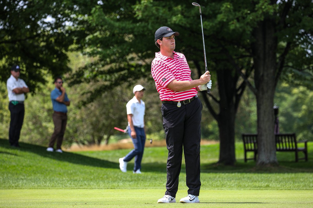 WGAChamps's tweet photo. .@UGAGolf's @spencer_ralston has punched his 🎟️ to the 2018 #WesternAmateur quarterfinals. 

Spencer defeated local favorite Patrick Flavin 3 &amp; 2. https://t.co/k4SZ0kCmHv
