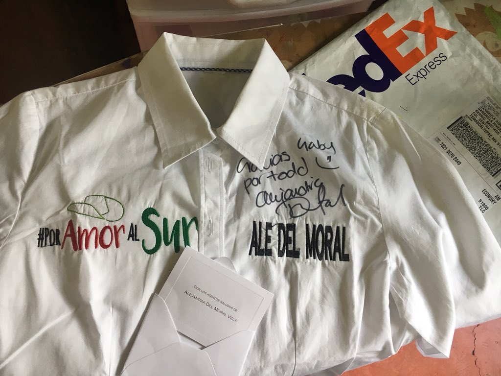 GabArtesana's tweet photo. Hoy recibí un detalle, de @AlejandraDMV soy PRIista y lo seguiré siendo, porque nos toca hacer el cambio, muchas gracias #PorAmorAlSur un detalle increíble 💚 https://t.co/NC8C5iznAY