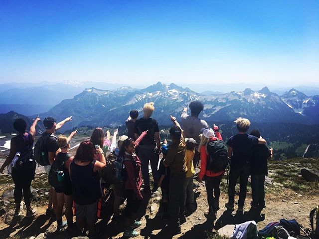 susanershler's tweet photo. So special for Phil and me taking foster kids up on Mt. Rainier with Foster Care partners from CYS, Community Youth Services! #mtrainier#justkeepclimbing#keepclimbing https://t.co/JLWtZr8UAT https://t.co/IWvALN8q8a