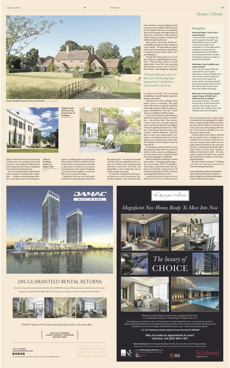 Article including <a href="/BignorPark/">Bignor Park</a> in the <a href="/FT/">Financial Times</a> Weekend section