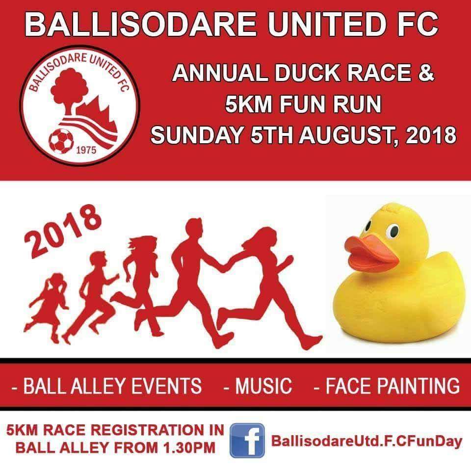 Ballisodare United 5k. This Sunday at 3pm