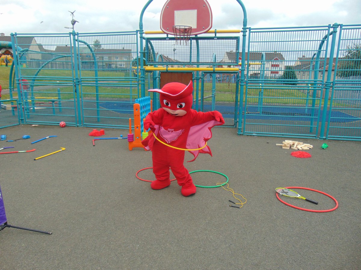 KieranPasp's tweet photo. Even the cast from PJ masks and spider man enjoyed @PASPSafeplay  National Play Day 2018 https://t.co/F8nXhNKTrQ
