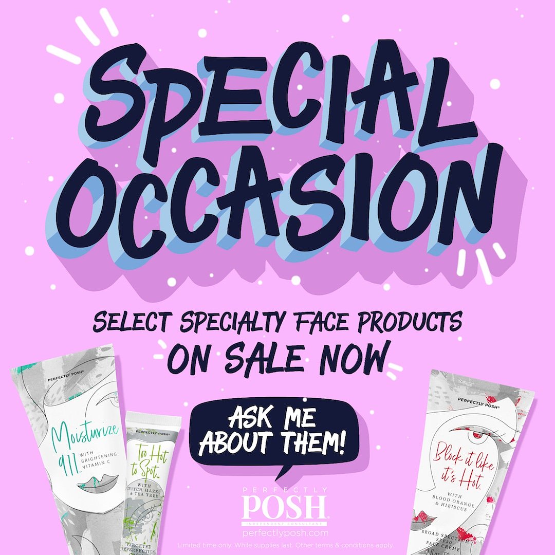 Poshy_Nicki's tweet photo. Need a new #routine?!?!
Specialty face products on sale now!

https://t.co/vyBPmmjsMa

#sale #friyay #FridayVibes #weekendready #perfectlyposh #summerskin #summer #specialoccasion #specials #poshboss #poshthepeople #poshlife #freshface #roadTrip #beauty #skincareroutine #skincare https://t.co/EyIGJGEAMI