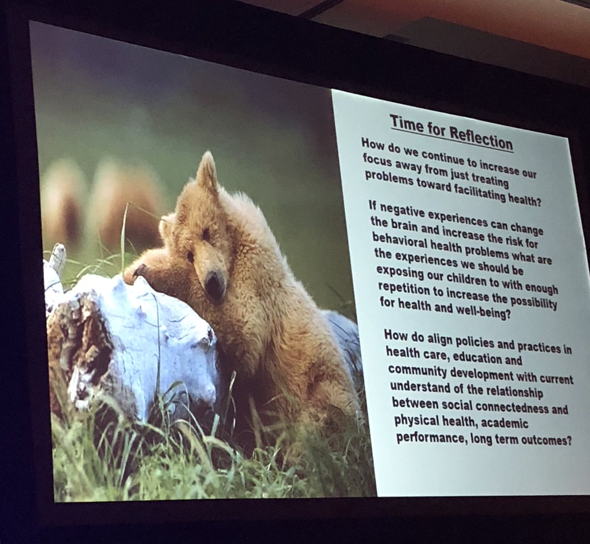 Some ideas for reflection following #18CHS from Jerry Yager of <a href="/ChildTraumaAcad/">ChildTrauma Academy</a> #18CHS