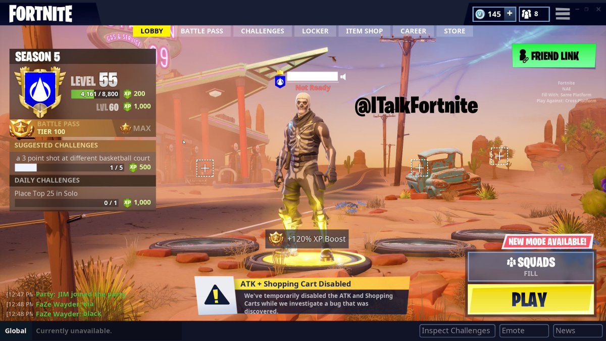 ThisIsITalk's tweet photo. Again, people are saying I only want Power Chord because of rarity...well heres one of my accounts. Do you think I could give less of a shit about rarity? I don't care. I want it because I love the skin! #BringBackPowerChord #EncoreForPowerChord https://t.co/7wuJz2zM2B