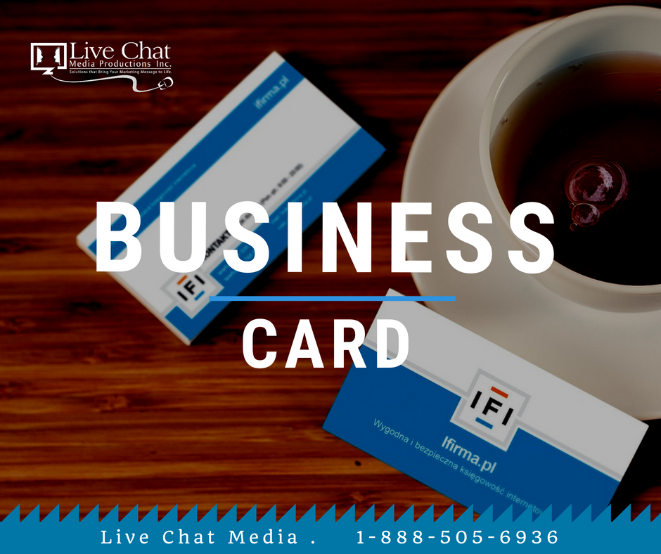 _livechatmedia's tweet photo. Impress your prospects with a #BusinessCard that attracts attention. Our team of Business Cards #designers are ready to make you look good on cards. Visit: https://t.co/1PxInmRgFZ  #LiveChatMedia #Design #Print #Services #DigitalMarketing #SMM #SEO #Advertise #Business #Canada https://t.co/x2ebM39FXU
