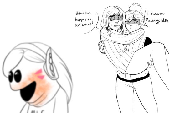 Overwatchmeme47's tweet image. Run. And never look back. #pharmercy #mercy #pharah #overwatch #overwatchmemes #overwatchships #lgbt #gay #lesbians