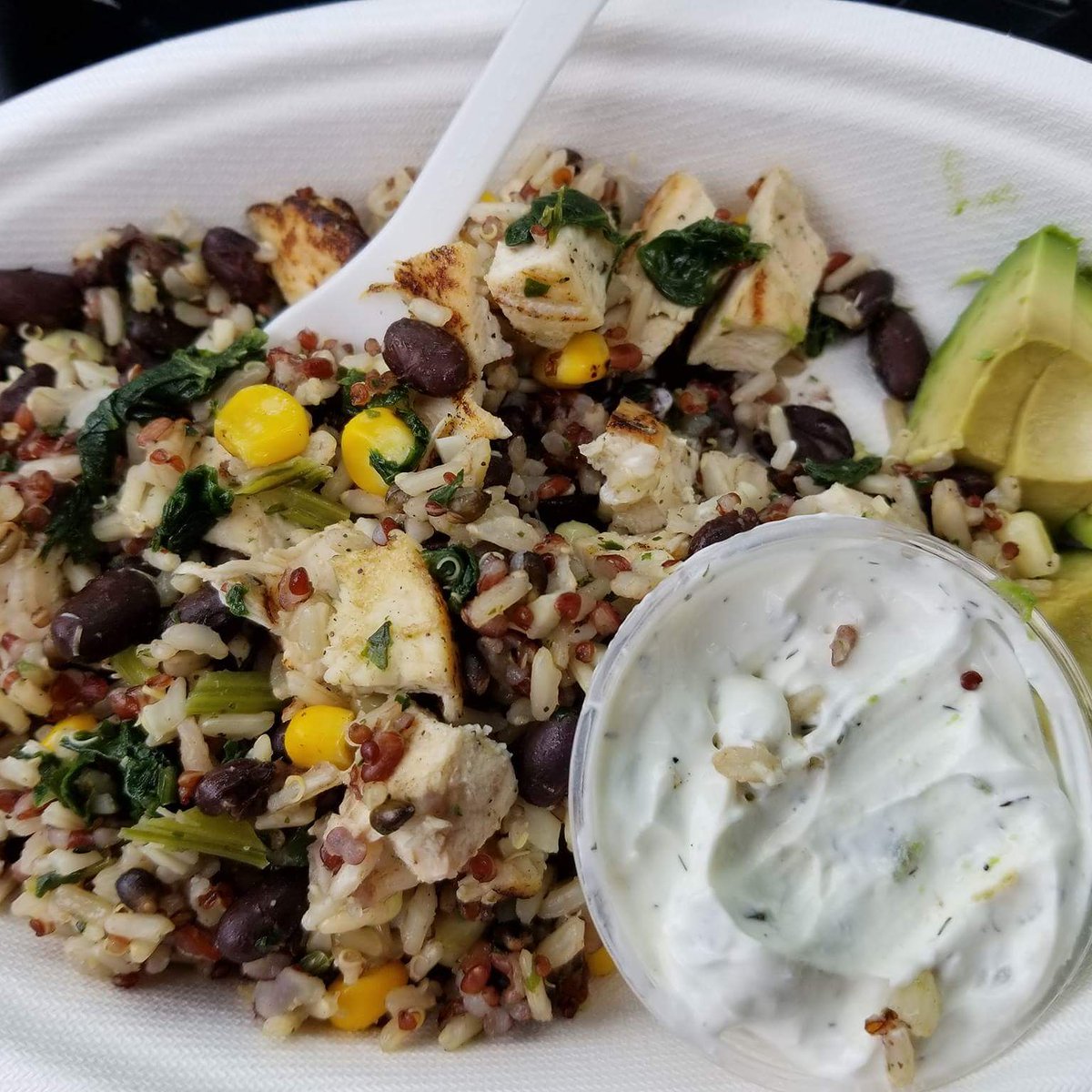 Have you tried our Grain Bowl yet?

#getjuiced #smoothie #healthy #soup #wraps #Realsmoothies #panini #grainbowl