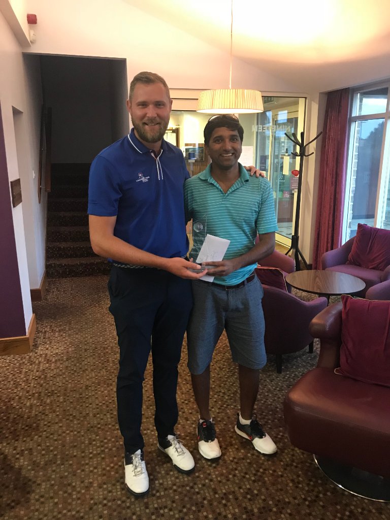 LeedsGolfCentre's tweet photo. After 8 weeks of training twice a week, last night Prashant won the 12 hole tournament for this year’s Beginners Up To Scratch trophy by 3 shots, winning 12 months free membership to Leeds Golf Centre, bragging rights AND he gets to keep the lovely trophy for a year 🏆⛳️️🏌️ https://t.co/WJxBalJpm7