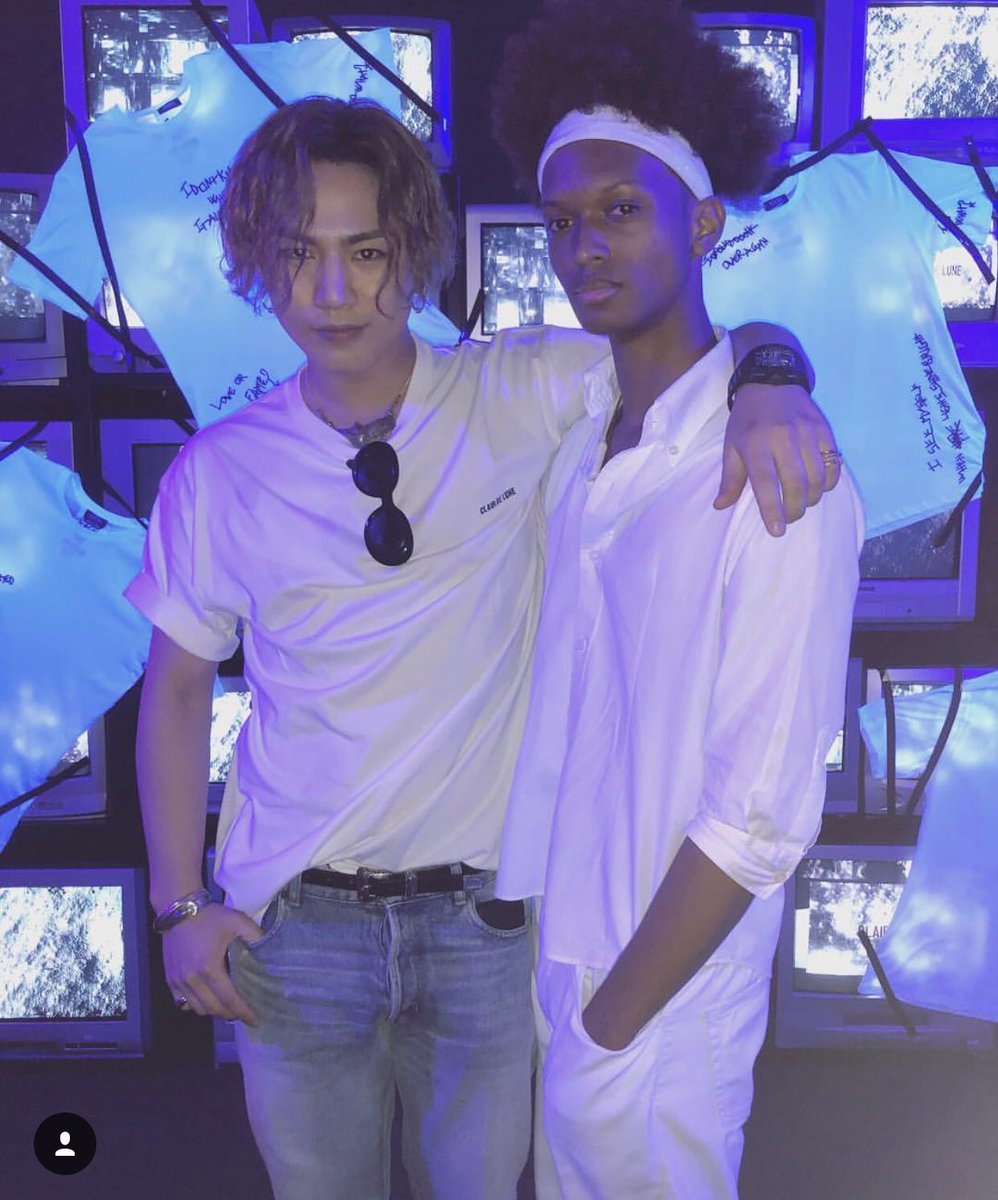 臣のブランドのCLAIR DE LUNEのイベント雨宮兄弟の長男もいるやん