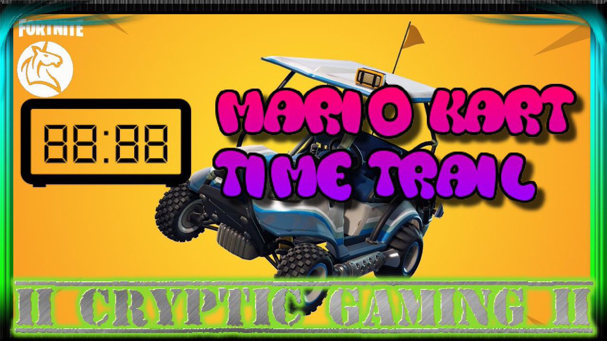 ii_cryptic's tweet image. Fortnite Battle Royale - New 2018 Mario Kart Time Trial Championship youtu.be/vUuJFM7xDGI via @YouTube #fortnite #mariokart #timetrail @redeventgames @SmlYouTubersNow @SmallTuberNews @SmlYouTubersNow @Spartanfitgame