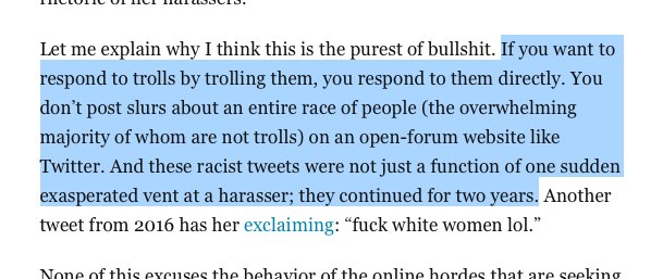 aliamjadrizvi's tweet image. 1. White supremacy is real, evil, and must be fought.

2. Anti-white racism ALSO exists; historical white privilege does not change the meaning of "racism."

3. In order to credibly call out 1, one must also consistently denounce 2 when one sees it.

Andrew Sullivan in @NYMag: