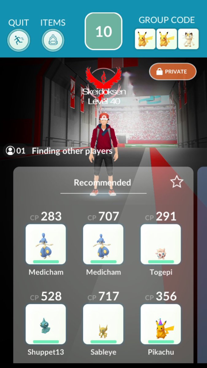 PokeNorge's tweet image. Makuhita #funraid with #shiny pokemon #PokemonGO