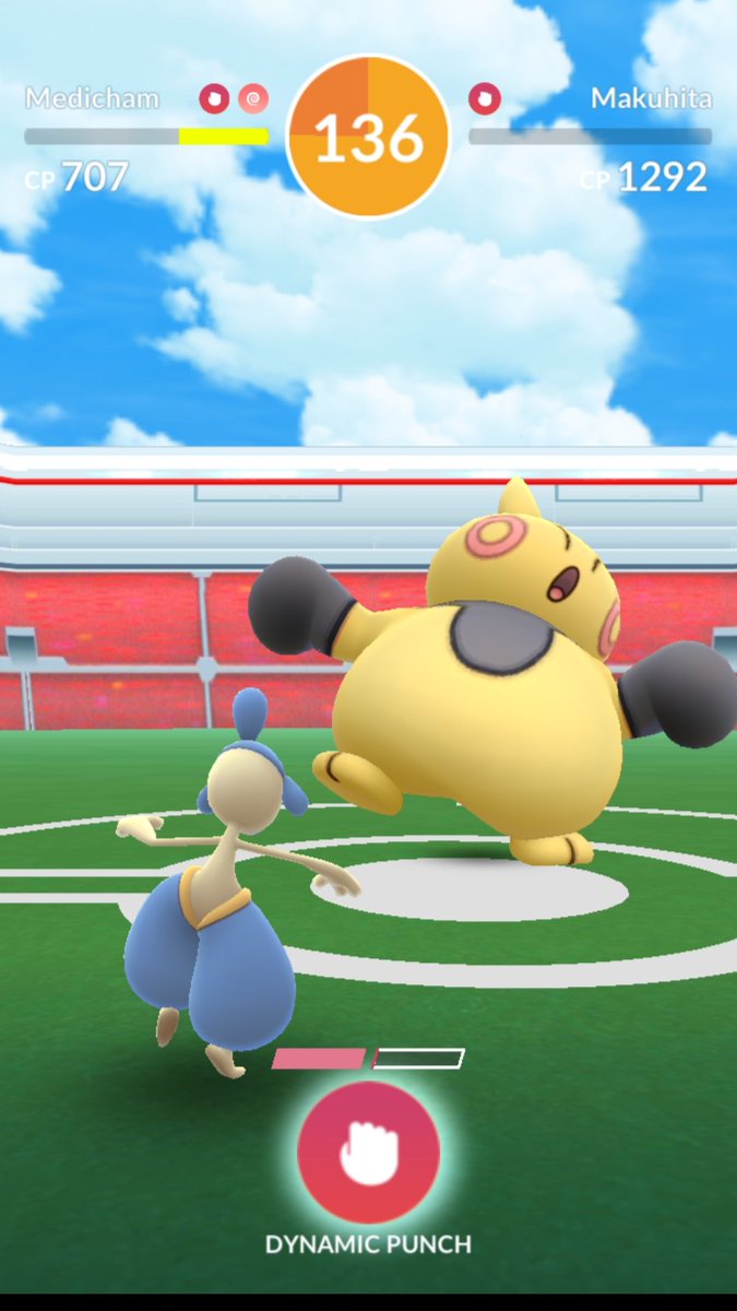 PokeNorge's tweet image. Makuhita #funraid with #shiny pokemon #PokemonGO