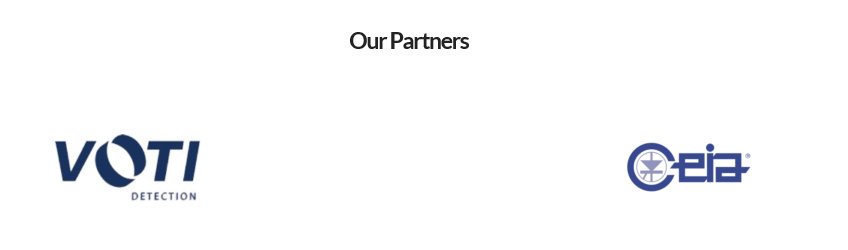 Shout out to our partners <a href="/VOTIDetection/">VOTI Detection</a> and <a href="/CEIAUSA/">CEIA USA</a> who provide the top X-Ray security screening and threat detection equipment!