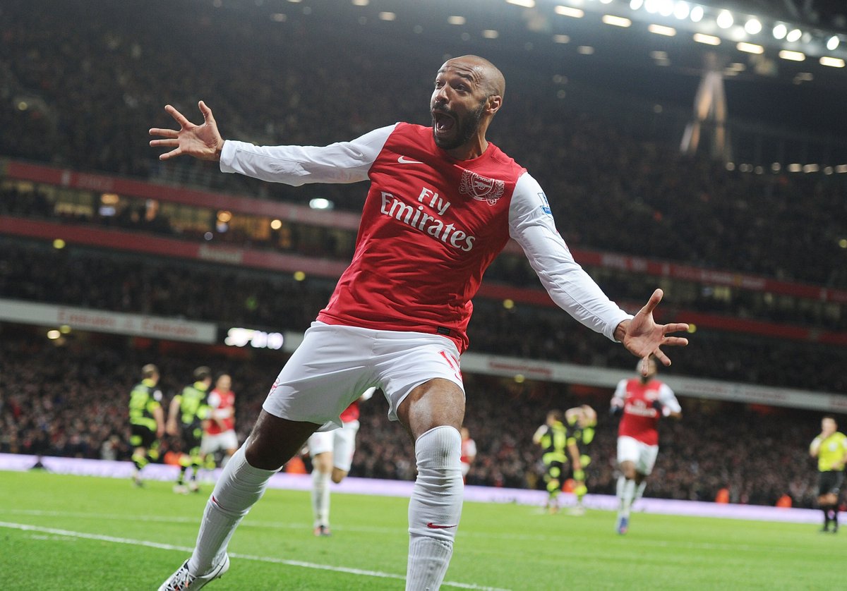 228 goals
9 hat-tricks
4 Golden Boots
3 FA Cups
2 @PremierLeague titles
1 Arsenal legend

<a href="/ThierryHenry/">Thierry Henry</a>: The King 👑