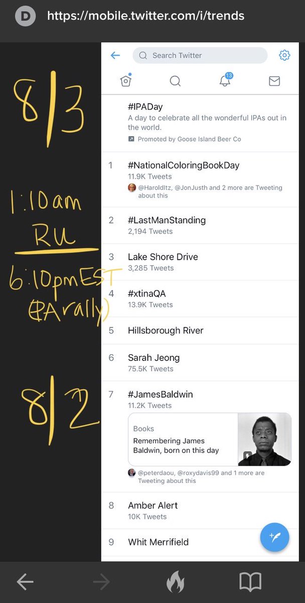HiMaui's tweet photo. 6:10 pm est - rally gathering in PA
& suddenly...USAtrends not really reflecting mass disinfo trends like leading up to tampa
#altQ was VERY EXCITED FOR PA
SWITCH: media reporting on ridiculous altQ conspiracies & presence in FL
Parscale & Lewandowski were on AF1 @ tampa https://t.co/AvqnUtp72a