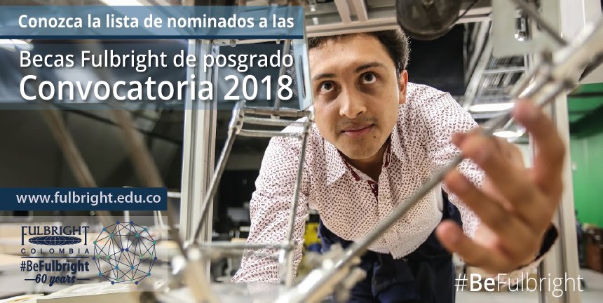 FulbrightCol's tweet photo. Nos complace anunciar los nominados a las #Becas de Posgrado. ¡Felicitaciones a todos los profesionales que cumplirán su sueño de estudiar en #EEUU y ser los líderes que transformarán la realidad! #BeFulbright #FulbrightEffect #ExchangeOurWorld
Info: https://t.co/dLohGaGPJv https://t.co/YTmcCgEUKm