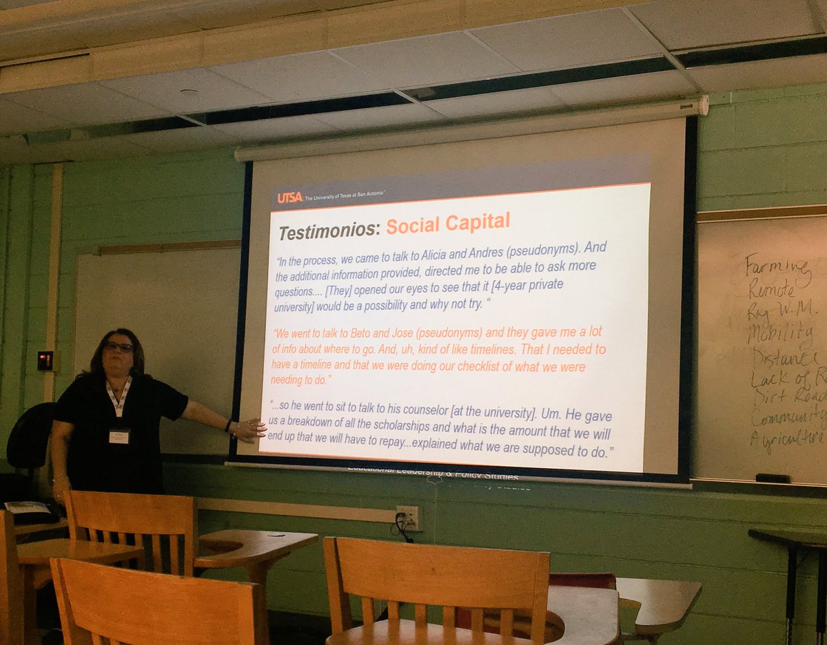 sofiabahena_'s tweet photo. .@eyraperez on recognizing the valuable assets Latino parents use to help their children with the financial aid process. #THES2018 @TxHigherEdSymp @UTSACOEHD @TeamELPS https://t.co/3LHLnBnIdm