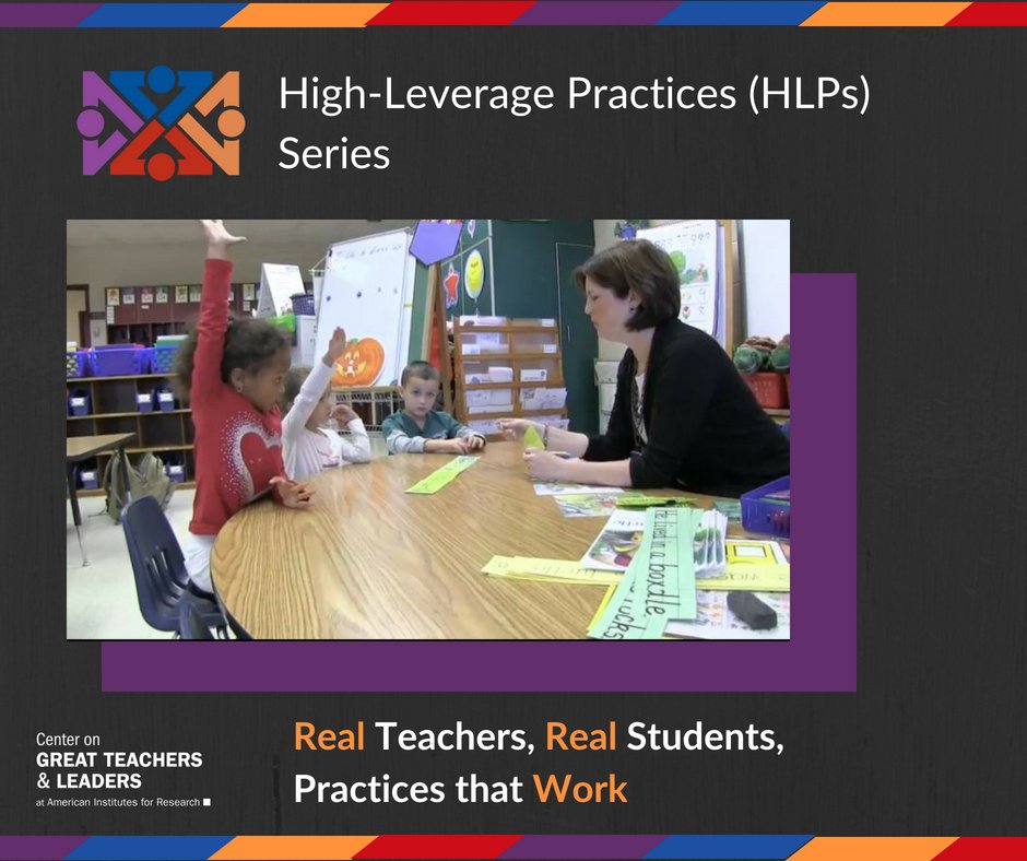 GTLCenter's tweet image. Principals: Free resource to help your newest teachers better meet the needs of the needs of all students—the High-Leverage Practices (HLPs) Video Series. #HighLeveragePractices bit.ly/hlp_intro