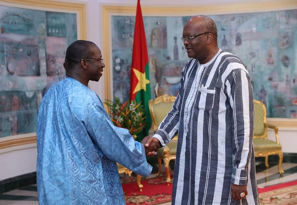 rochkaborepf's tweet photo. J'apporterai tout mon soutien à notre compatriote Brahima Sanou candidat à l'élection de vice-secrétaire général de l'Union Internationale des Télecommunications (UIT) prévue en novembre.
Je l'ai reçu ce vendredi pour lui renouveler l'engagement du Burkina Faso à ses côtés. https://t.co/bfKU6i5yYR