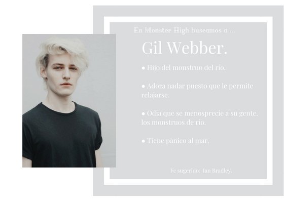 SE BUSCA:

❅•°GIL WEBBER. 

         ➦ ¿RT?