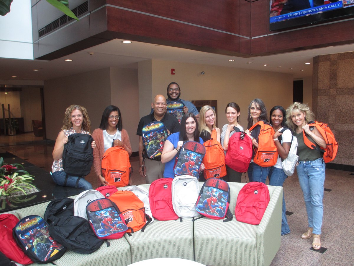 FRTCharities's tweet photo. Our offices collecting and donating school supplies for @C2CPhiladelphia
#BackpackChallenge2018 https://t.co/DfjDUM80a3