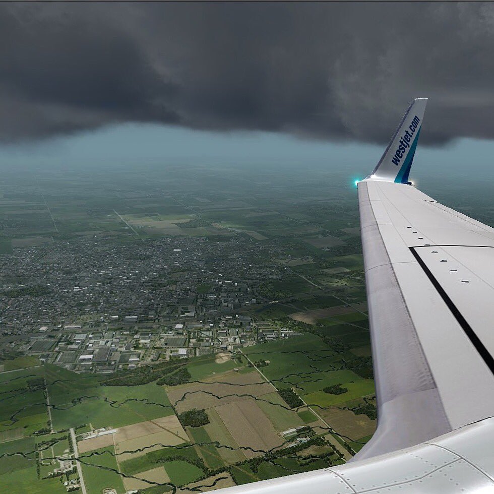 simatron_dan's tweet photo. Loving #RexSkyForce for #P3DV4 This is over Michigan en route to Toronto. Just beautiful. And..... #FlyTampa Toronto got an update! Not single frames per second anymore... high teens!! https://t.co/fLmW7a3zsU