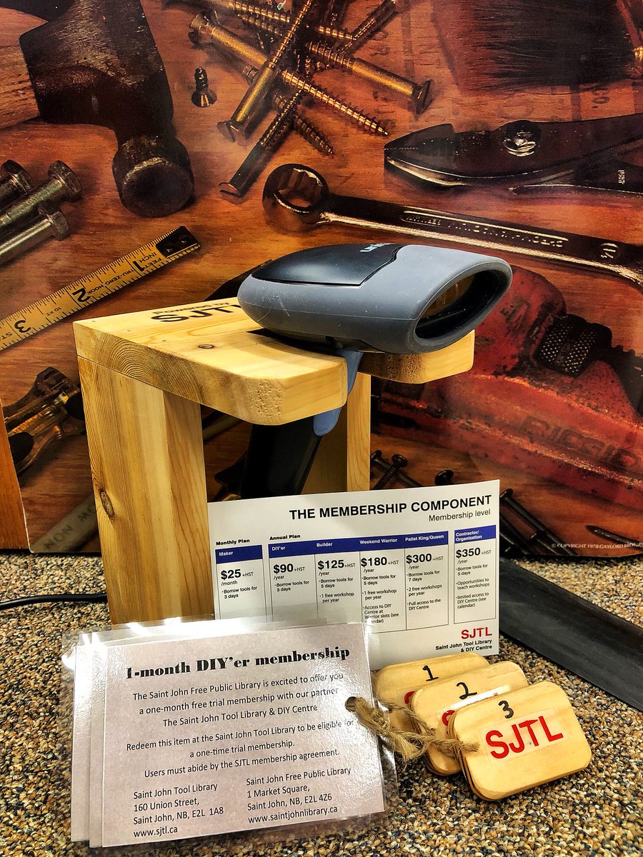 SaintJohnFPL's tweet photo. HUGE ANNOUNCEMENT!
We are excited to offer you a one-month free trial membership with our partner @SJ_ToolLibrary!
Redeem this item at SJ Tool Library to be eligible for a one-time free trial membership.
#ToolRevolution #RevitalizeSJ https://t.co/aH7pxsVZHI