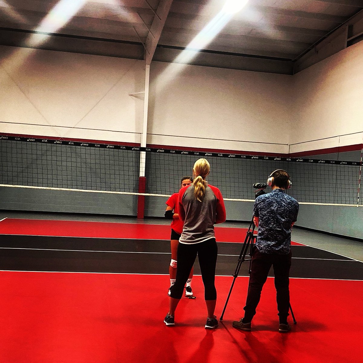 KIVAVB's tweet photo. New courts deserve new video to show them off! Here's a behind the scenes look at an upcoming video we're working on this month. We can't wait to share stories from our athletes discussing why they are #KIVAPROUD. Keep a lookout for these updates soon.
#KivaSports #AtKivaWeWin https://t.co/S8G3UVNJQf