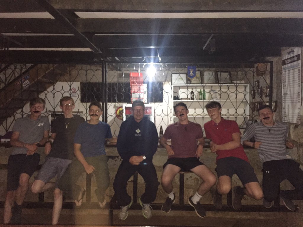 2018Chew's tweet photo. Moustache antics in Kenya with thanks to Mr Scadding https://t.co/B8zNJfwjyy