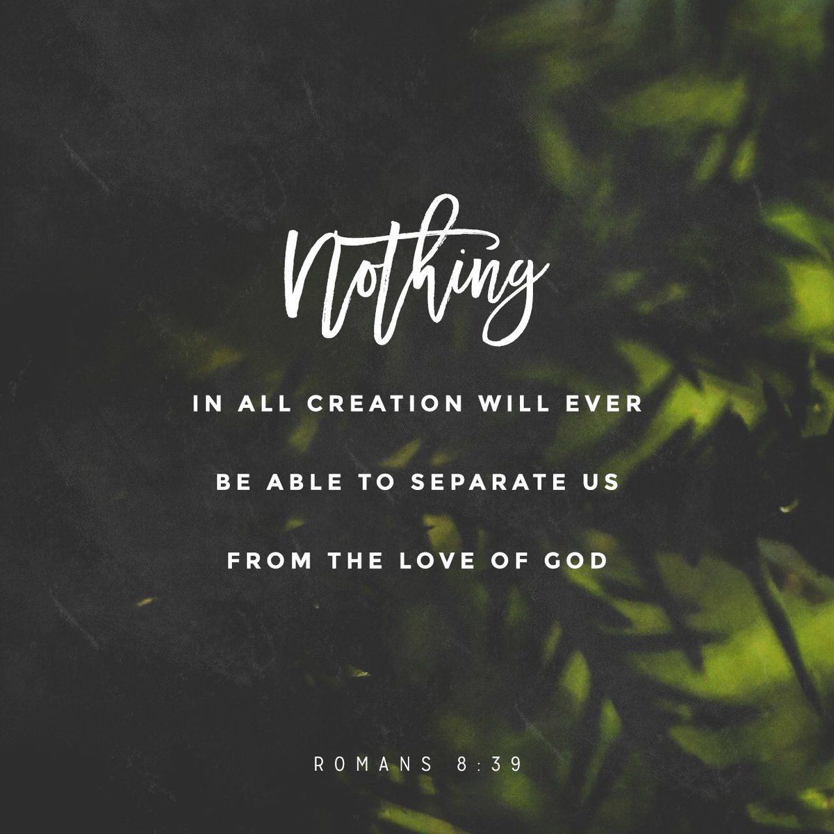dynamic_church's tweet photo. No matter how tough your week may have been, remember that nothing can separate you from God’s love! #VerseOfTheWeek https://t.co/GKi712ku1P