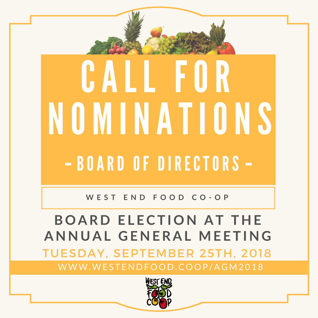 Interested in being a part of the WEFC board? Use the link below to begin your application. The election for new board members will take place on September 24th at our Annual General Meeting. 
ow.ly/sA9e50i9zV8