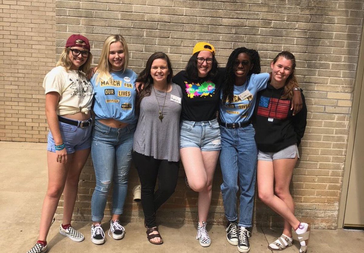 YoungDemsNAla's tweet photo. This past Tuesday, some of the youth democrats in North Alabama spoke on a panel with the Parkland survivors on their #RoadToChange . They represented our district very well and voiced North Alabama’s struggles with #GunViolence https://t.co/ohvc1Glgo2