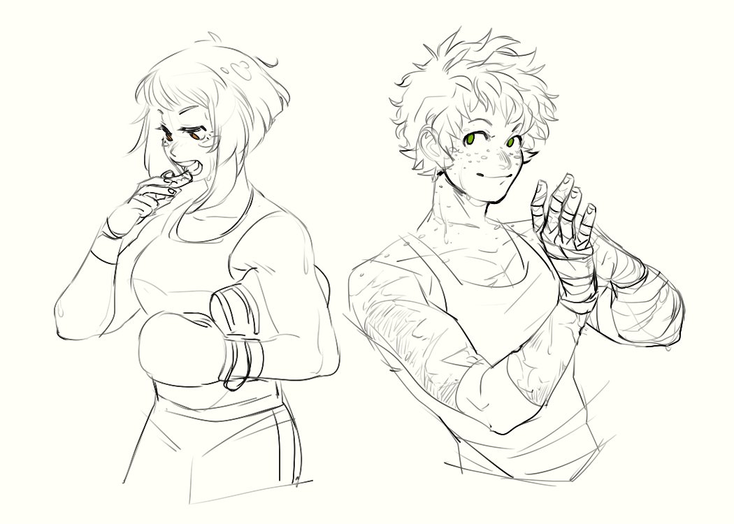 work out dekusquad! (best boy iida gets extra love ofc) UwU 