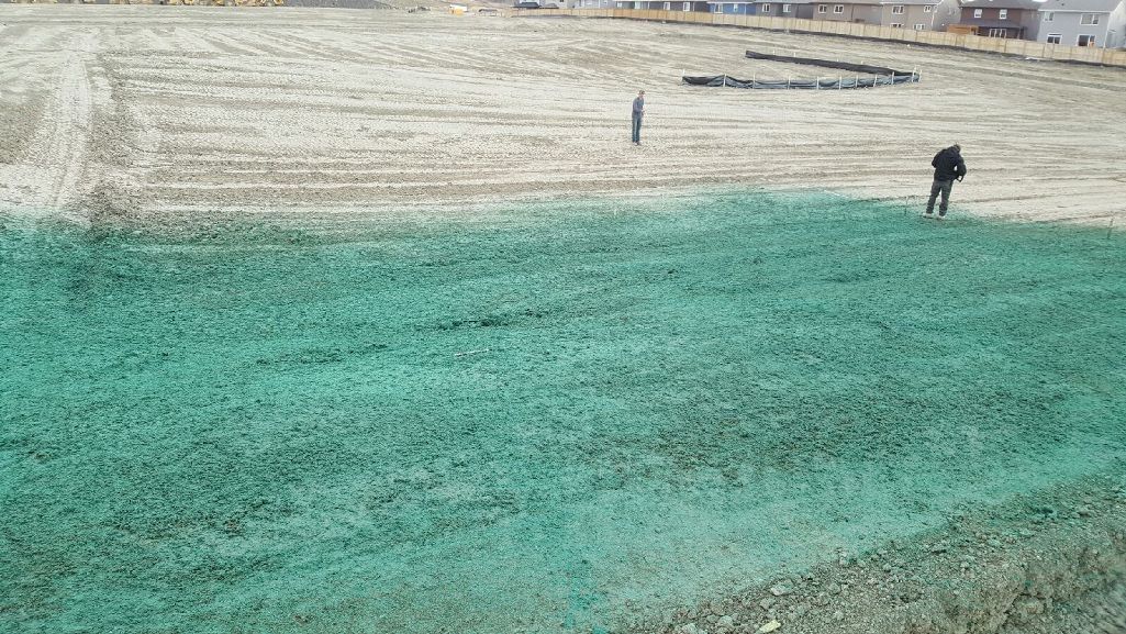 ECCCalgary's tweet image. When it comes to #hydroseeding, manufacturers choose #seed that grows a resilient root system that will hold down that top layer of soil. This provides quick #sediment #control solution for your site! erosioncontrolcentral.com/the-benefits-o…